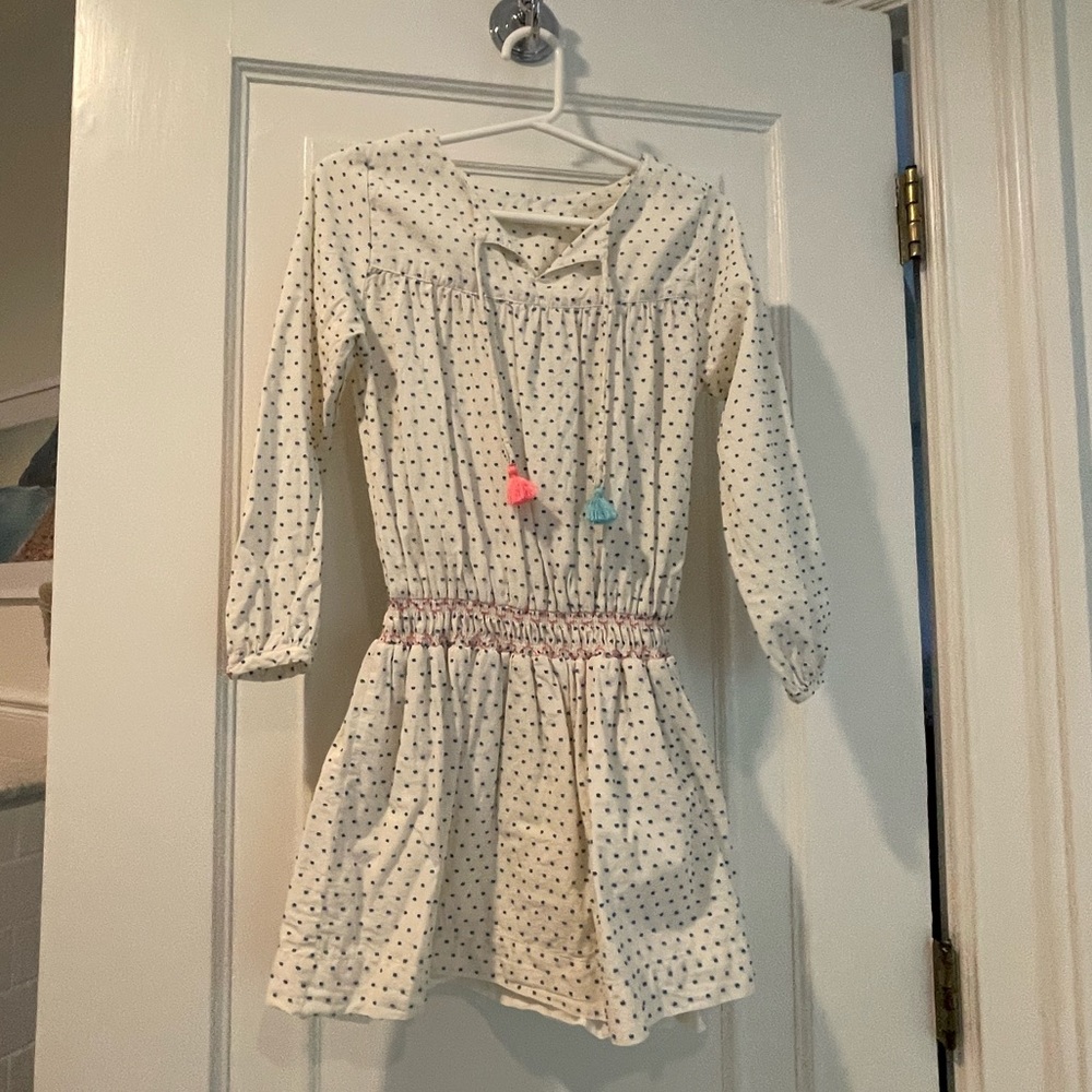 Everblooom boho sweet dress. Swiss dot size 7